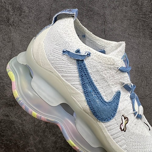 NK Air Max Scorpion Flyknit Scorpio Series 2022 Edition White Blue Women's shoes - Picture 7 of 9
