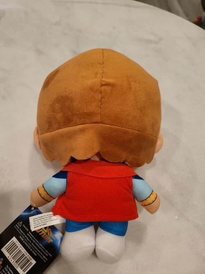 Back to the Future Marty McFly Kawai 1985 Michael J Fox Plush Universal 11" Toy - Image 3 of 4