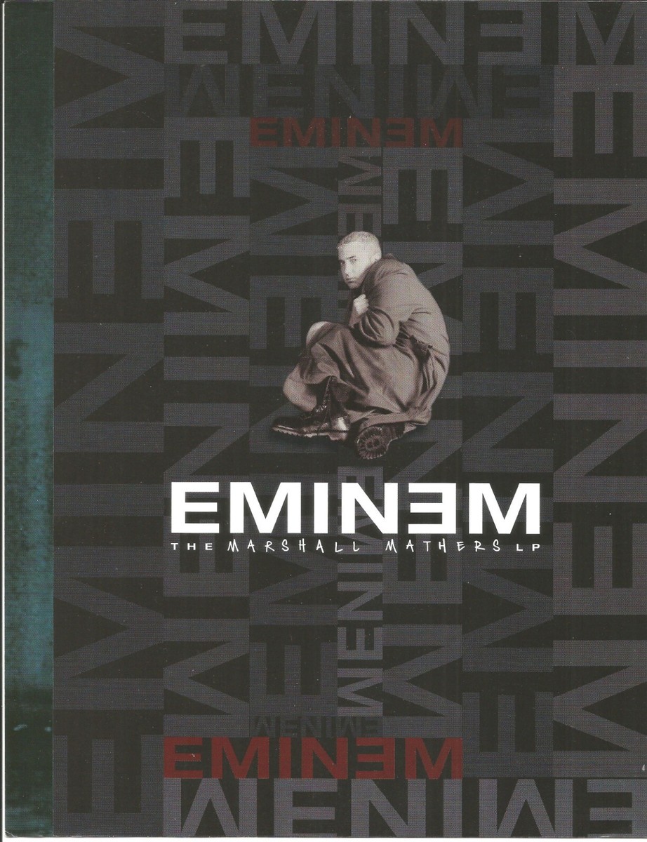 EMINEM Vintage ULTRA RARE 2000 FOLD OPEN PROMO TRADE AD