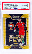 2016 Panini Select Cristiano Ronaldo Select Few - Gold #7 /10 PSA 10