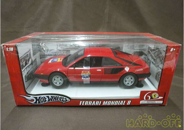 Hot Wheels Ferrari Mondial8 rot 1 18 Scale Car Hot Wheels Ferrari Mondial8 rot 1 18 Scale Car