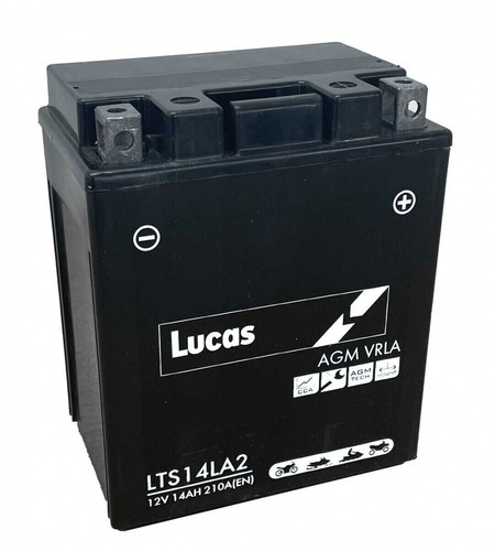YB14L-A2 LTS14LA2 YB14LA2 Lucas AGM Motorbike Battery - Picture 6 of 6