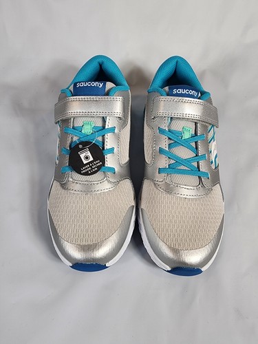 Saucony Wind A/C Athletic Sneaker Shoes Walking Size 6 Turquoise Silver Purple  - Picture 12 of 23