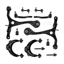 For 2003-2007 Honda Accord 12PCS Front Control Arms Ball Joints Tie Rods Kit