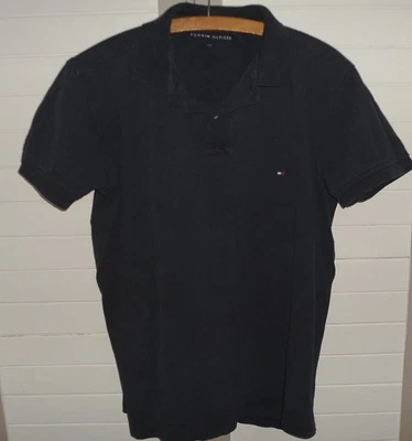 TOMMY HILFIGER HERREN POLO BLAU GR.S - Bild 1 von 3
