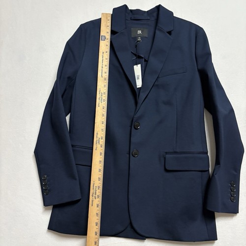 Blazer para mujer Banana Republic Everywhere Ponte azul marino carrera corporativa XS NUEVO CON ETIQUETAS - Imagen 10 de 17