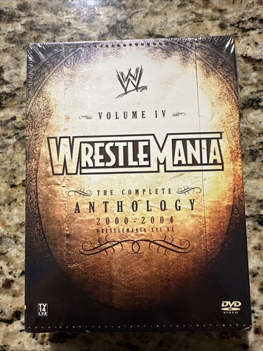NEW SEALED WWE WrestleMania The Complete Anthology Volume IV 2000-2004 - Imagen 1 de 3