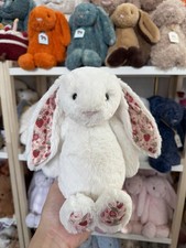 Jellycat blossom cream bunny berry medium. Brand new with tag
