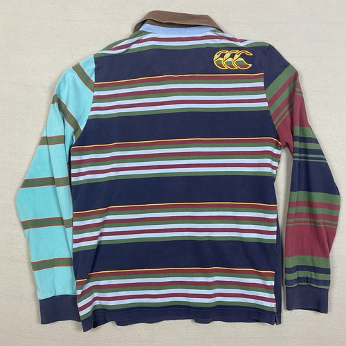 Vintage Canterbury Rugby Shirt Herren M Mehrfarbig Langarm Polo Oberteil - Bild 10 von 16