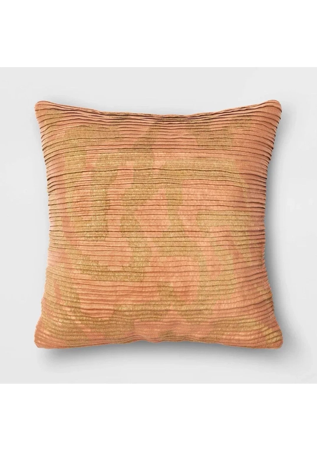 Threshold Square Throw Pillows Set of 2 Satin with Metallic Embroidery 18x18 NEW