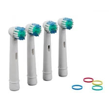 4 Pack Electric Toothbrush Replacement Heads For Oral B Braun Soft Bristles Dual