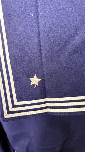 Vintage US Navy WWII WW2 Uniform 40s Sailor Shirt Tunic 100% Wool - Picture 6 of 12