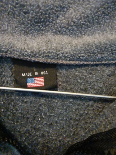 USA Olympic Sweater Blue Zip Up Size Large- Pre Owned - Picture 5 of 8