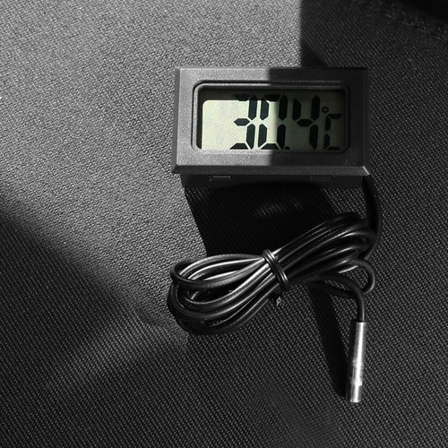 Termómetro Sensor Remoto Agua Negro Exterior Frigorífico Tanque Digital - Picture 6 of 6