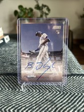 Bubba Thompson RC On Card Auto 2024 Topps Stadium Club Texas Rangers #SCBA-BT