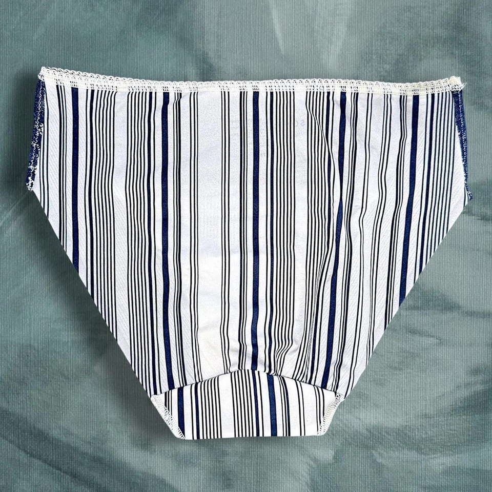 Nuevo con etiquetas Panty Soma Vanishing Edge Microfibra Hipster XS Encaje Rayas No-Show Foto 3 de 4