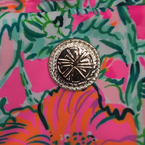 Bolso Cinturón Jeanie Lilly Pulitzer Soleil Rosa Amapola Perfecto Floral Bandolera Pack - Imagen 3 de 16