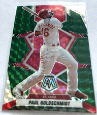 2022 Panini Mosaic Baseball Paul Goldschmidt Cardinals Green Mosaic Prizm #37