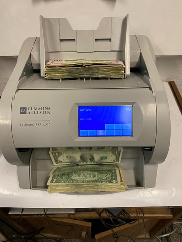 Cummins Allison JetScan Currency Counter iFX101 Refurbished - Picture 5 of 5