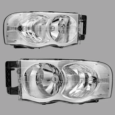 Headlights Assembly Replacement Headlamps For 02-05 Dodge Ram 1500 2500 3500