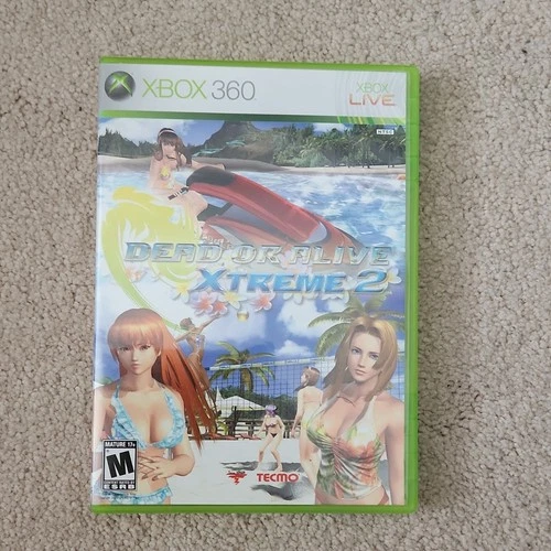 Tecmo Dead or Alive: Xtreme 2 Xbox 360 Volleyball Multiplayer Manual M Rated
