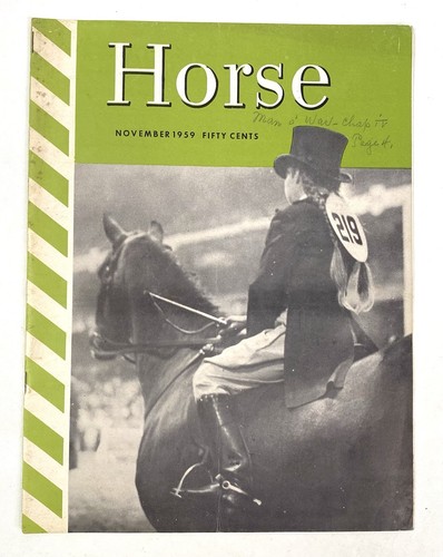 Vintage 1959 "Horse" 5 Magazine Lot News Stand Edition Man O' War Articles - Picture 13 of 22