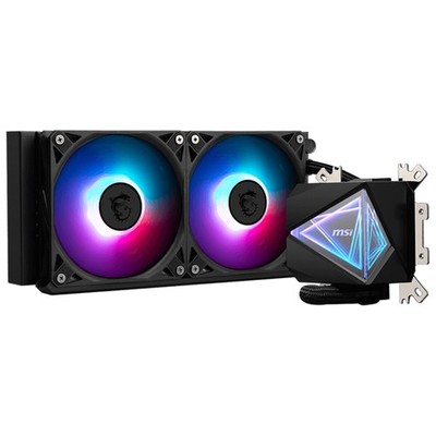 MSI MAG CoreLiquid I240 Black AIO ARGB CPU Liquid Cooler 240mm Radiator