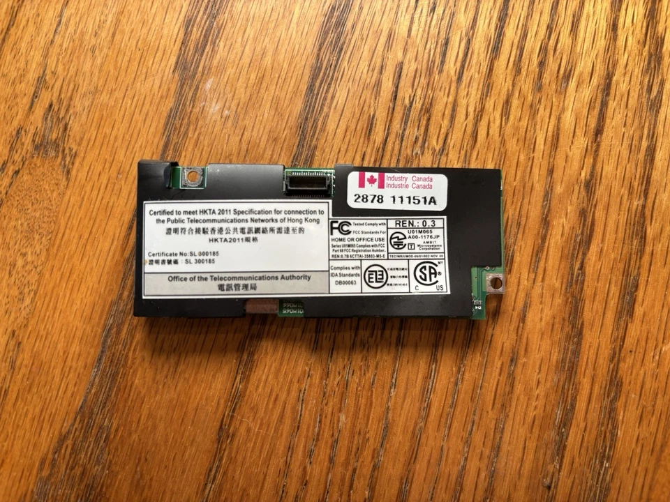 2002 PowerBook G4 M7952LL/A A1005 56K Modem U01M065.00 (Not Tested) - Image 2 of 2