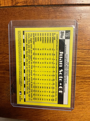 2025 Topps Series 1 - 1990 Topps Chrome Silver Pack Juan Soto #T90C-19 - Bild 2 von 2