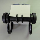 Vintage Rolodex Open Metal Rotary Business Card File w/Cards & Dividers