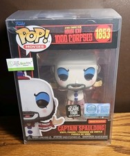 Funko Pop Movies Captain Spaulding #1853 HT Scare Fair LE 9500 With Protector