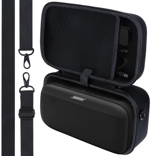 Hard Case Compatible with Bose SoundLink Max Portable Speaker, Black Case - Picture 3 of 9
