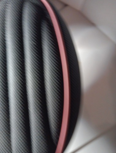 Huffy breiter Sattel Fahrradsitz Modell DD-3618-2 Nähte schwarz & hellrot/pink - Bild 3 von 8