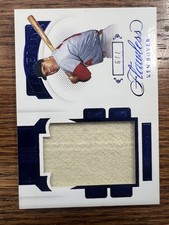 2021 Panini Flawless #LJM-KB Ken Boyer Legends Jumbo Materials Sapphire #/7