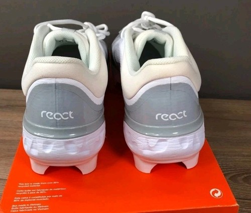 Botines de fútbol Nike FD6255 104 Alpha Huarache Elite 4 bajos MCS blancos grises 11,5 - Imagen 6 de 7