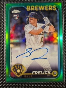Sal Frelick Rookie Auto /99 SSP 2024 Topps Chrome True Green RC Autograph #RA-SF