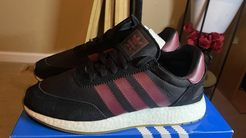 Size 10 - adidas I-5923 Black Burgundy USA Ultra boost Iniki Runner - Picture 11 of 15