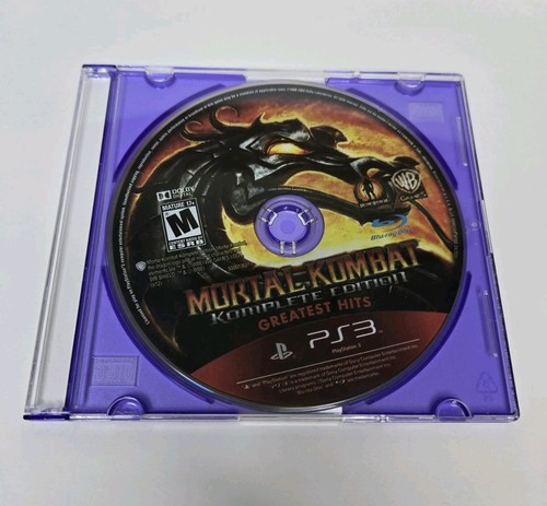 Mortal Kombat Komplete Edition (PlayStation 3) PS3 - Disc Only - VG Condition - Picture 3 of 3