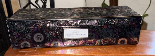 Voluspa Pedestal Candle Gift Set Scented Candles Collection - Picture 2 of 2