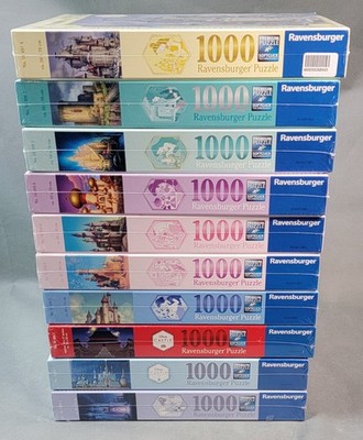 DISNEY Castle Collection RAVENSBURGER PUZZLE Limited Release  SET #1-10 SEALED