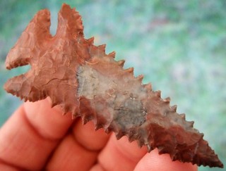 Super Fine Super Serrated G10 Ohio Flintridge Pine Tree Point wt COA Arrowheads