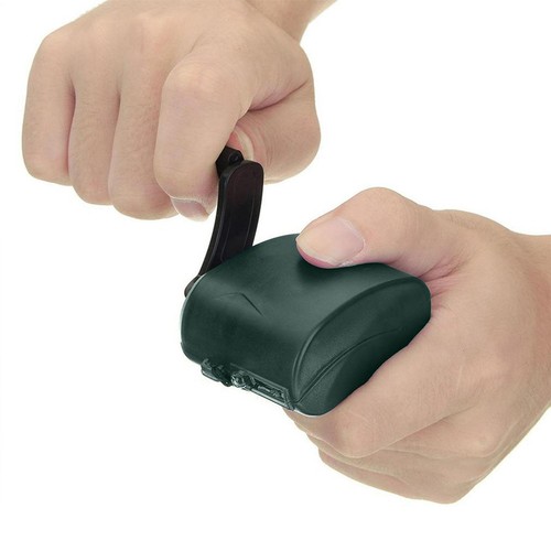 Survival Gear Emergenza Alimentazione USB Manovella Telefono Caricatore Zaino Campeggio - Foto 3 di 9