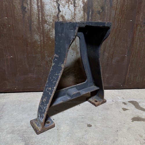 1 altes Tischbein Seitenteil Tischbeine Gusseisen Industrie H62,5cm B60cm G30Kg - Bild 5 von 8