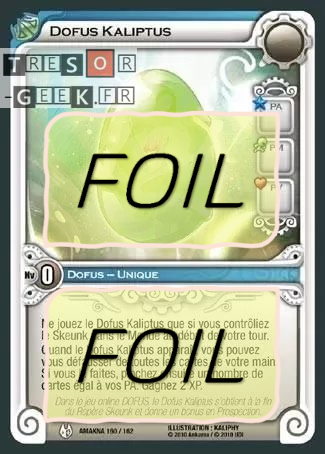 Dofus Kaliptus FOIL [Amakna 160/162 WAKFU] - Picture 1 of 1