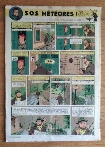 Le journal de Tintin n° 503 , couverture Tibet , ( Dargaud , 12/06/1958 ) - Picture 2 of 2