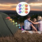 3 Pcs Hanging Spiral Rainbow Rotating Windmill Outdoor Lawn Decoration