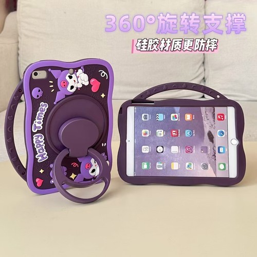 Kuromi Kid Stand Case Cover For iPad 11th A16 10th 10.9" 9 8 mini 7 6 Air Pro 11 - Picture 3 of 9