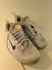  Nike Huarache 9 Elite TF LAX SE Men's 3.5 Lacrosse Shoes FV6148-001 Turf