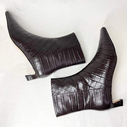 MICHAEL Michael Kors Women's Cosmo Croc-Embossed Kitten Heel Booties Size 11M - Picture 8 of 15