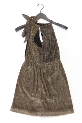 H&M Abendkleid Kleid für Damen Gr. 36, S Träger mit Glitzer gold aus Polyester - Bild 1 von 4